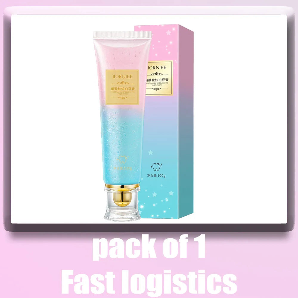 100g Niacinamide Whitening Toothpaste Refreshing Clean Teeth For Men And Women Fresh Breath Toothpaste To Remove Tooth Stains MLADC & P