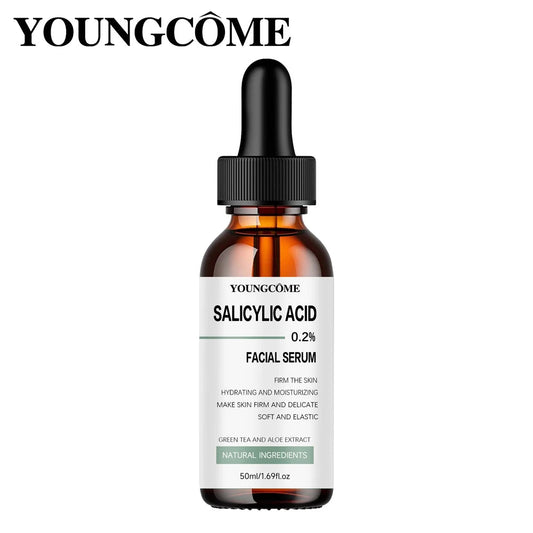 Firming facial serum, rich in salicylic acid, hyaluronic acid,vitamins C MLADC & P
