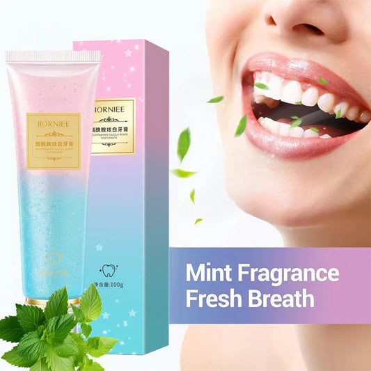 100g Niacinamide Whitening Toothpaste Refreshing Clean Teeth For Men And Women Fresh Breath Toothpaste To Remove Tooth Stains MLADC & P